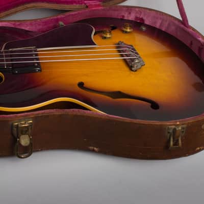Gibson  EB-2 Electric Bass Guitar (1958), ser. #A-28818, original brown hard shell case. image 14