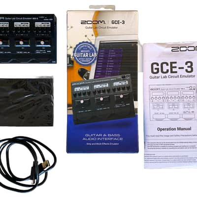 Zoom GCE-3 Guitar Lab Effects Unit Circuit Emulator USB Audio Interface!  FREE Shipping! image 1