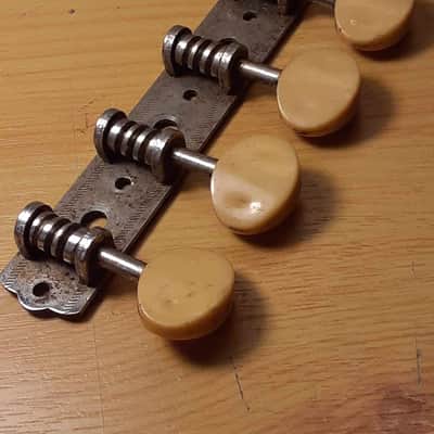 Harmony Silvertone * Unbranded Mandolin A-Style Tuning Machine Strip (Treble Side only) image 11