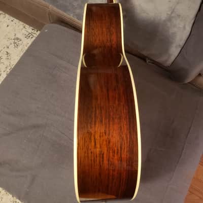 Santa Cruz Guitar Co. | OM Custom | Brazilian Rosewood & Tunnel 13 Redwood | Serial No. 4741 | Nitrocellulose image 15
