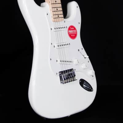 Squier Sonic Stratocaster HT, Maple FB, Arctic White image 4