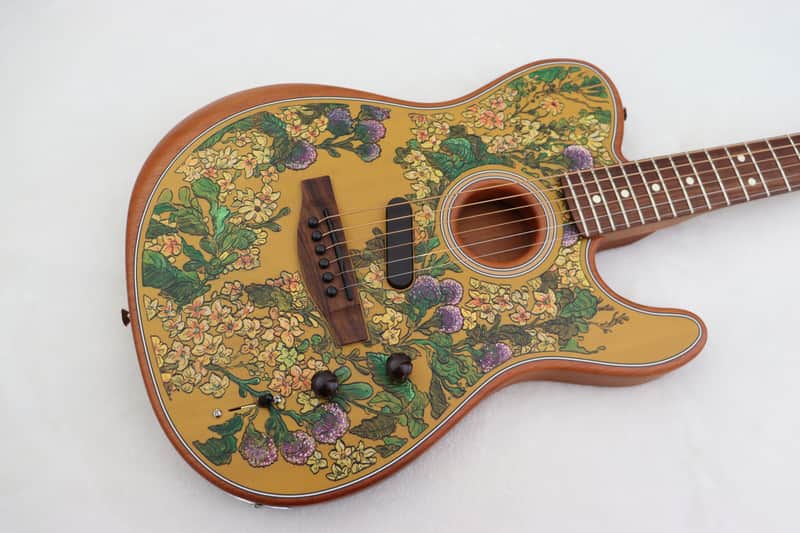 CUSTOM Fender Acoustasonic Player Telecaster 2021 ("Still Bloom")