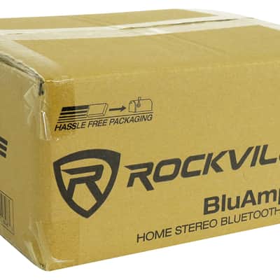 Rockville Home Stereo Bluetooth Amplifier Receiver+(2) Dark Wood Tower Speakers image 23