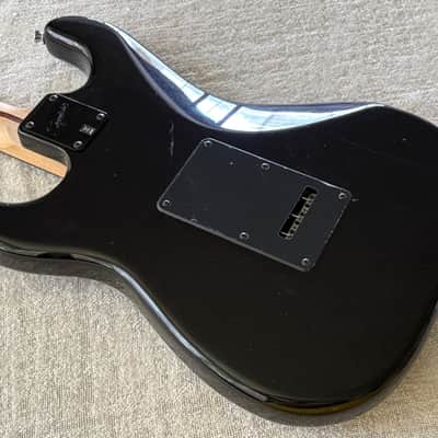 2015 Squier Bullet Stratocaster HSS w Tremolo Limited-Edition Electric Guitar Black Metallic image 18