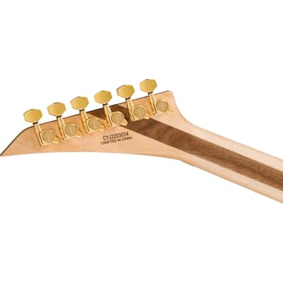 Jackson Pro Plus Series Soloist SLA3 Ebony Fingerboard w/ Seymour Duncan Pickups - Gold Bullion image 7