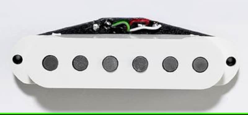 Razor Hidden Gem Stacked Humbucking Bridge Pickup For Strat - WHITE image 1
