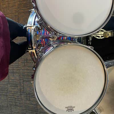 Vintage 1968 Ludwig Classic Maple 12", 13", 16", 22" - Psychedelic Red image 18