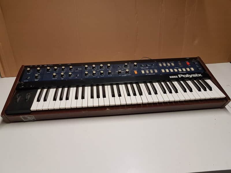 80's KORG POLYSIX SYNTHESIZER image 1