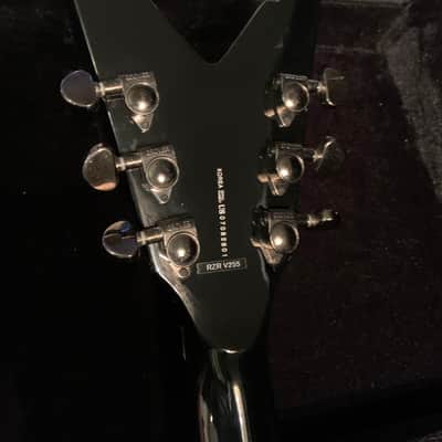 2007 Dean Dime Signature Razorback V 255 Black Yellow image 6