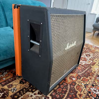 Vintage 1971 Marshall 4x10 Guitar Amplifier Speaker Cabinet Celestion 9384 1970s image 6