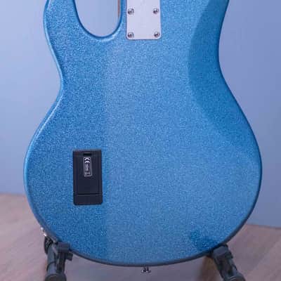 Sterling by Music Man Stingray Ray34 Blue Sparkle image 7