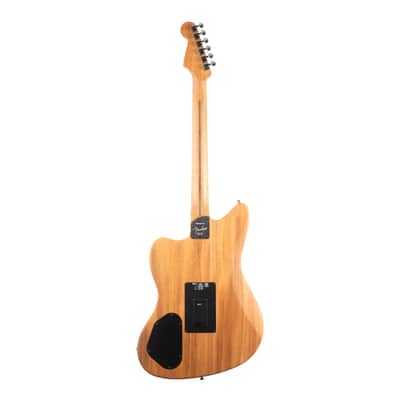 Fender Acoustasonic Player Jazzmaster Acoustic-Electric - Antique Olive image 4