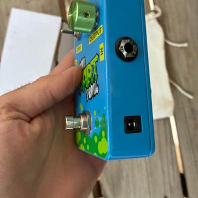 Fart Pedal The Fart Pedal 2022 - Farty Blue electric guitar puddle with box image 8
