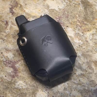 Handmade Leather Case - Shure GLXD1+ / GLXD14+ / GLXD14R+ / GLXD16+ / GLXD24+ / GLXD124R+ - BLACK Pouch Holster image 1