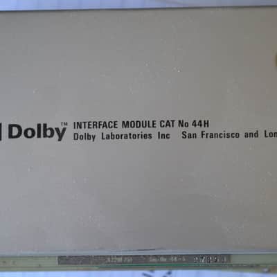 Pair ( 2) Dolby Cat 44H cards . 70's? image 3