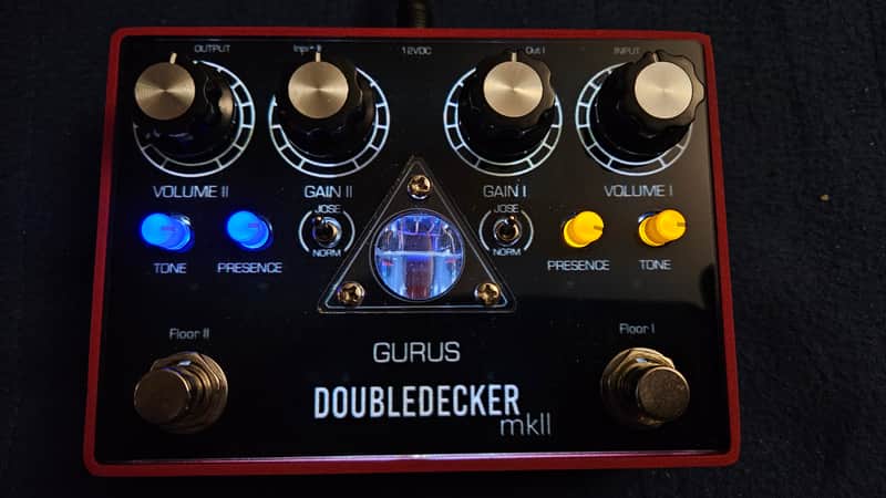 Gurus Double Decker Mkii  Tube PRE-AMP Pedal image 1