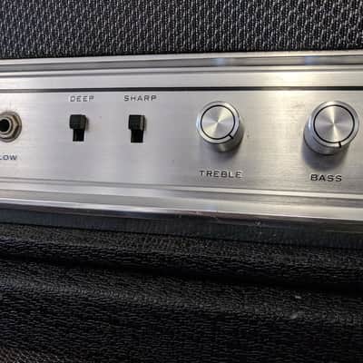 Lafayette/Univox 1235 6L6 25w 1x15” Guitar/Bass Piggyback Head & Cab Amplifier, 8 Ohm image 4