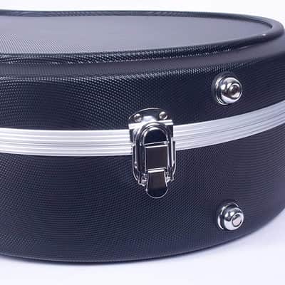 Crossrock ABS Molded Hard Case for 5-Strings Resonator, Gibson Tenor Banjo, Backpack Style, Black image 6