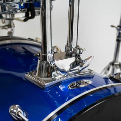 Orbitone Blue 4-Piece Drum Set - Complete with Cymbals & Hardware image 5