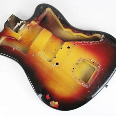 1959 Vintage Fender Jazzmaster BODY ~Lightweight 3.9lbs~ Pre-CBS Sunburst Refin 1950s USA image 10