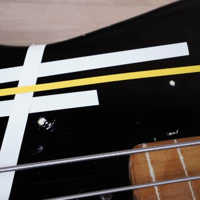 Yamaha Super Bass SB-500 1970s Black Converted to Fretless Made in Japan MIJ w/ Bag image 11