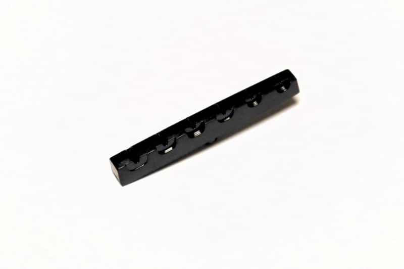 Replacement Ernie Ball Music Man Compensated Nut 1-5/8 Black image 1