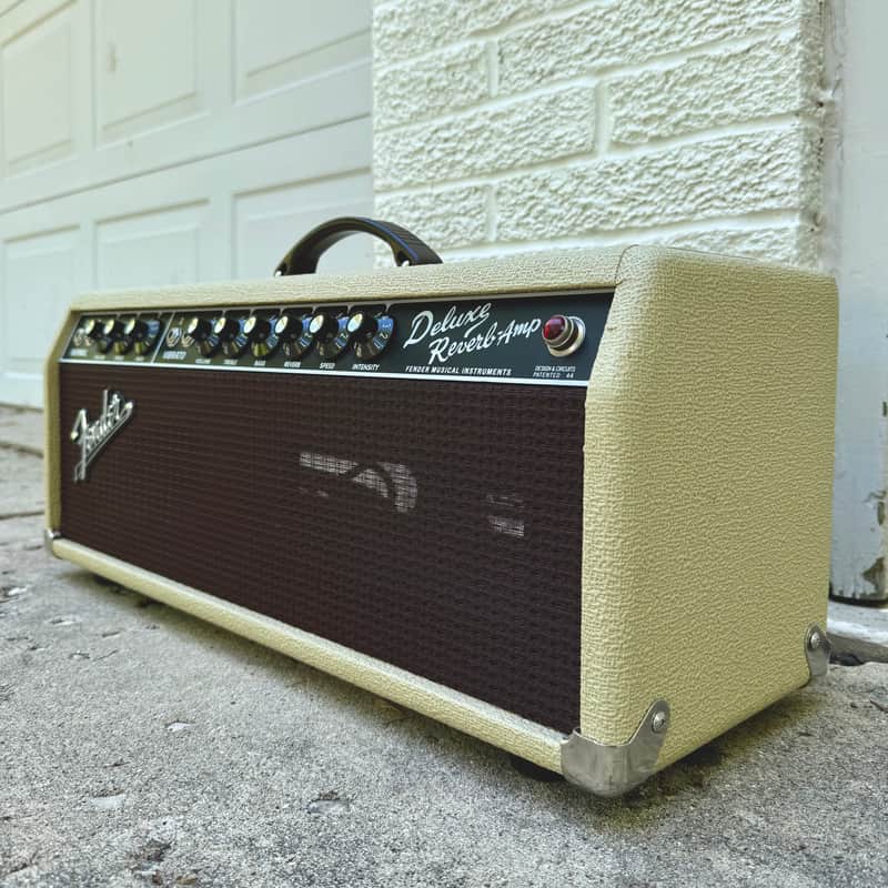 Fender Limited Edition '65 Reissue Deluxe Reverb Head - Blonde 2014–2016 - Blonde image 1