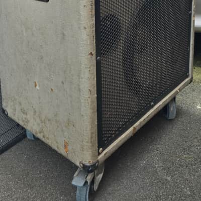 Marshall Jubilee Bass rig Late 80's - Silver/ grey tolex image 4