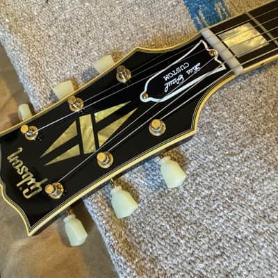 2021 Gibson Demo Shop 1957 Historic Reissue r7 Les Paul Custom - 3 Pickup Black Beauty - Ebony VOS image 5