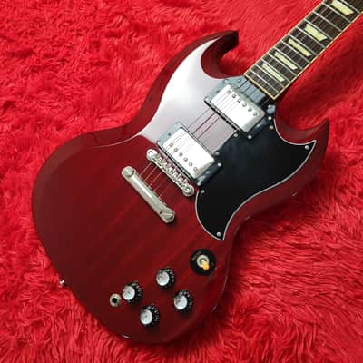 2008 Tokai SG155 Premium Series SG Standard - Cherry Lacquer - 1 Piece Honduras Mahogany Body - Original Case - Made In Japan MIJ image 3