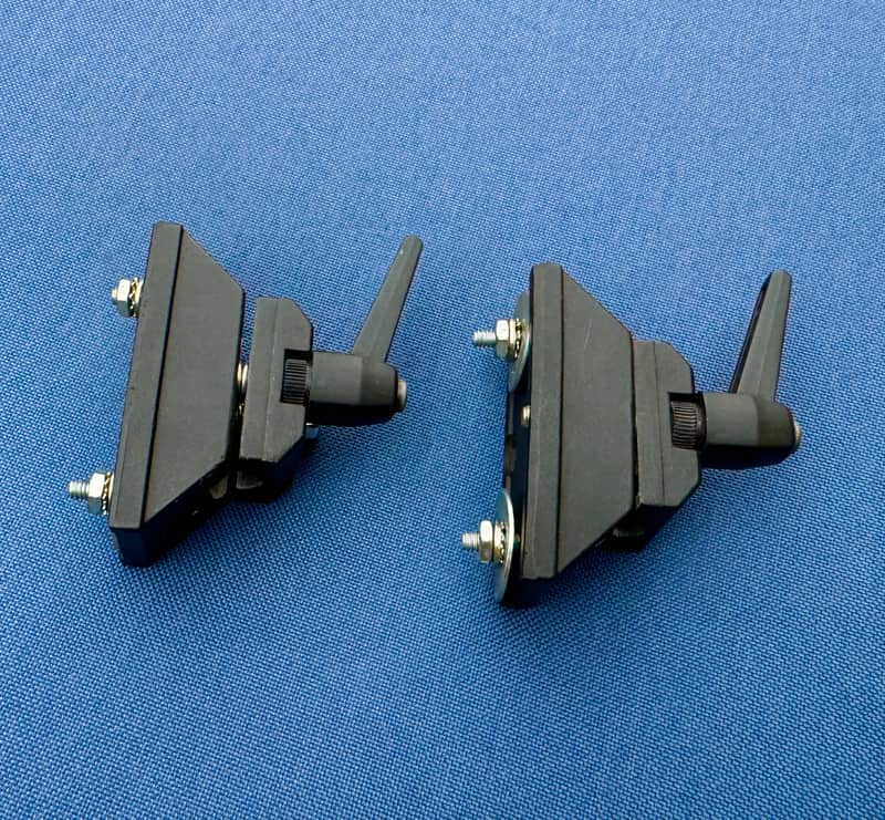 2 x DW Floor Tom Tom Bracket 1990-1997 - Black  EXC image 1
