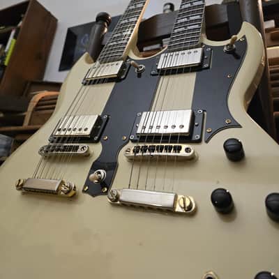 Ibanez 2402DX-WH Double Cutaway Double Neck 1974 - 1977 - White Bild 4