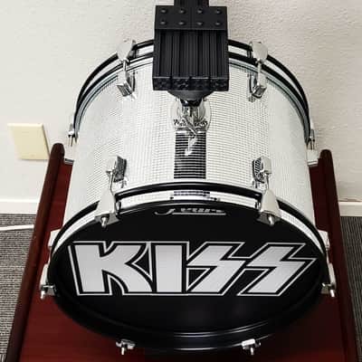 KISS Mirrorball Double Sided Rotating Bass Drum w/ Multi-Color Internal Lighting + Remote Control image 10