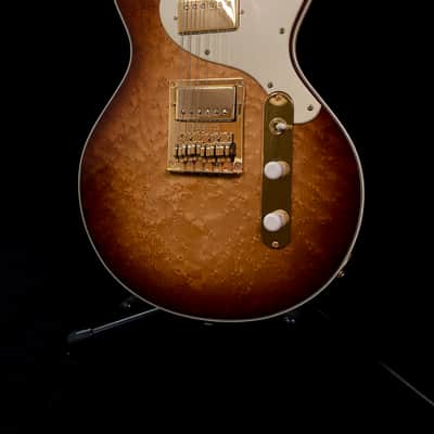 Holzknecht Guitars Harlan, Birdseye Maple Top, Boutique, Custom Shop Chambered Double Cut, Benedetto image 6