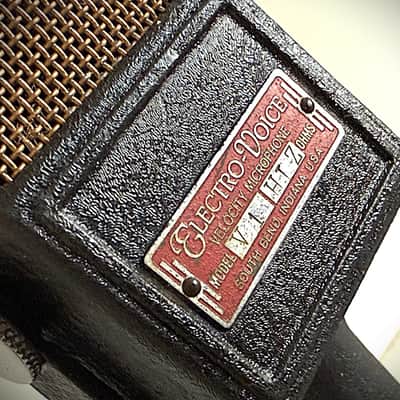 Rare Vintage 1930's Electro Voice V1 Ribbon Microphone, w/stand & cable-restored image 4