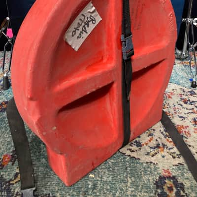 Terry Bozzio's Protector 22" Professional Touring Cymbal Case 1980's  - Orange image 11