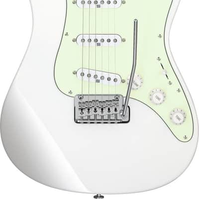 Ibanez LM1-LWH Luca Mantovanelli Signature Electric Guitar 6-String - Luna White + Case image 10