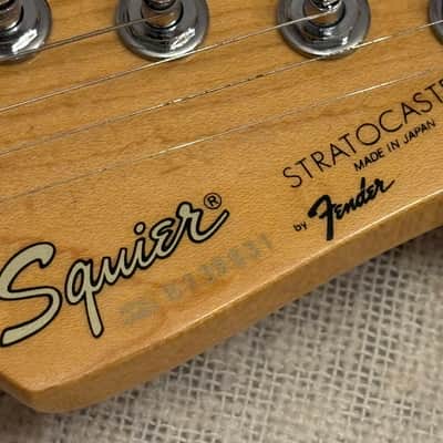 1987 Squier Standard Stratocaster System 1 Tremolo E Series Fujigen Japan + OHSC Fender USA Case image 5