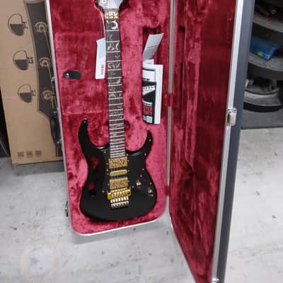 Ibanez PIA3761 Steve Vai Signature in Onyx Black Lightly Blemished Floor Model! image 2