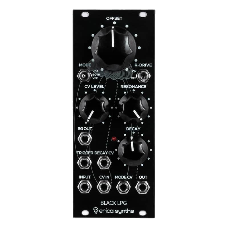 Erica Synths Black LPG Eurorack Lo Pass Gate Module image 1