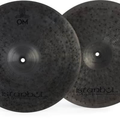 Istanbul Agop Cindy Blackman Santana OM Signature Hi-hat Cymbals - 15 inches image 2