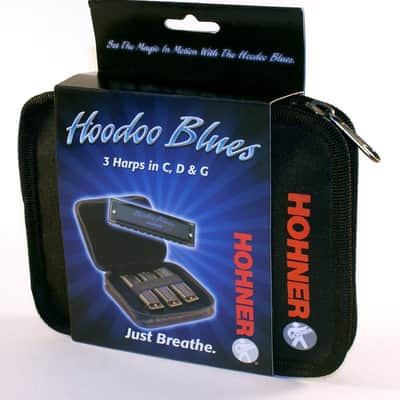 Hohner HBP HooDoo Blues Harmonica, Key of C, D and G image 1