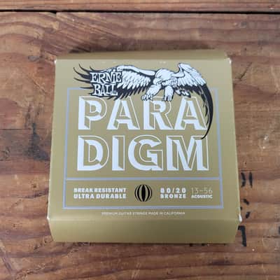 Ernie Ball Paradigm 80/20 Bronze Acoustic Guitar Strings 13--56 - Set of 3 image 2