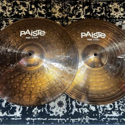 Paiste 15" 900 Series Heavy Hi-Hat Cymbals (Pair) - Traditional image 1