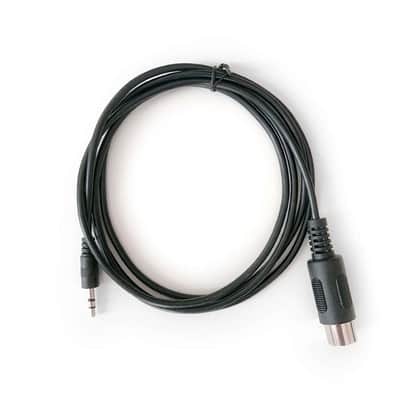 Retrokits 3.5mm TRS MIDI to Male DIN MIDI Adaptor Cable (Type A) 1.5m image 1
