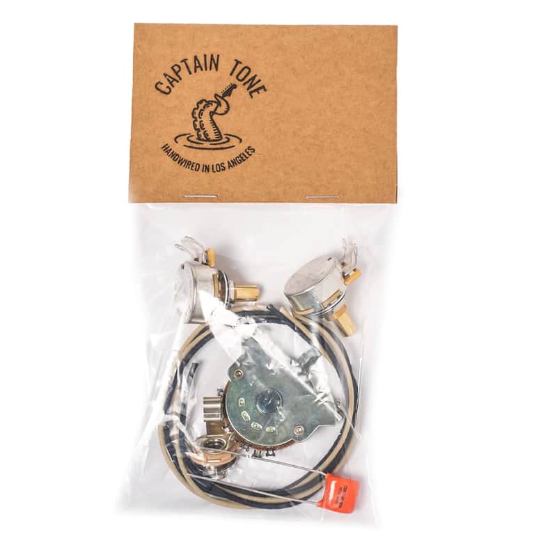 Humbucker Telecaster DIY Wiring Upgrade Kit - Orange Drop image 1