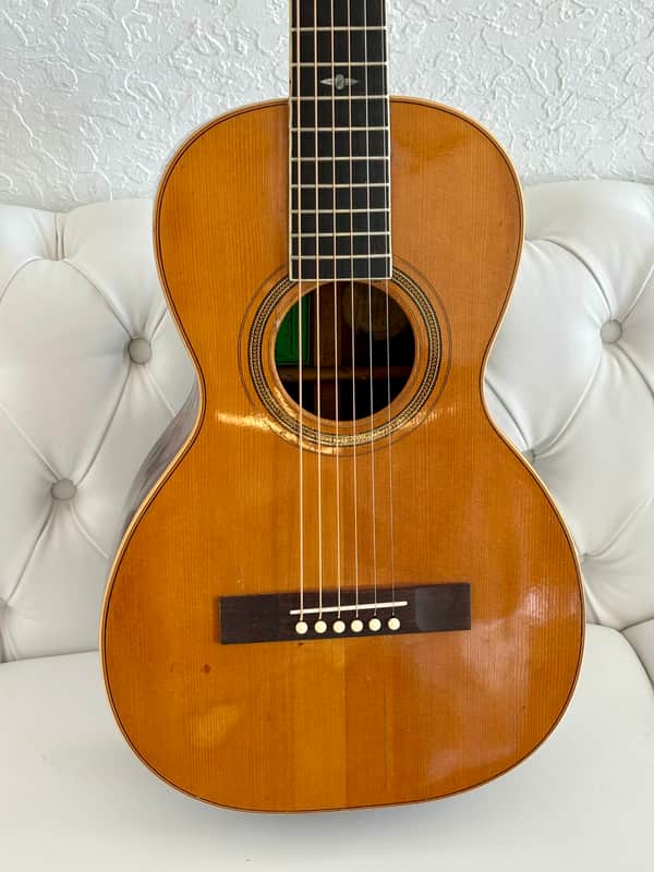 Washburn 123 Parlor 1890s Baxendale Conversion Brazilian Rosewood image 1
