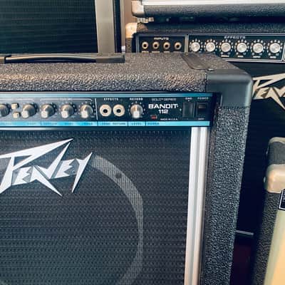 Peavey Bandit 112 Teal stripe Scorpion equipped 80’s image 5