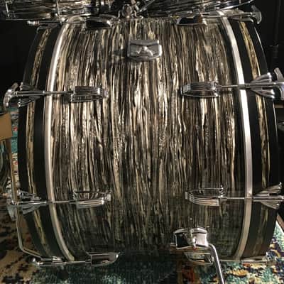 Ludwig Ringo, Original 1964, 22,13,16, 5.5x14, Black Oyster Pearl. Wow! image 12
