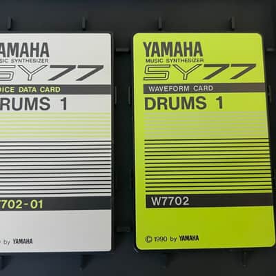 Yamaha SY77 Drums1 s7702 sound card set image 3